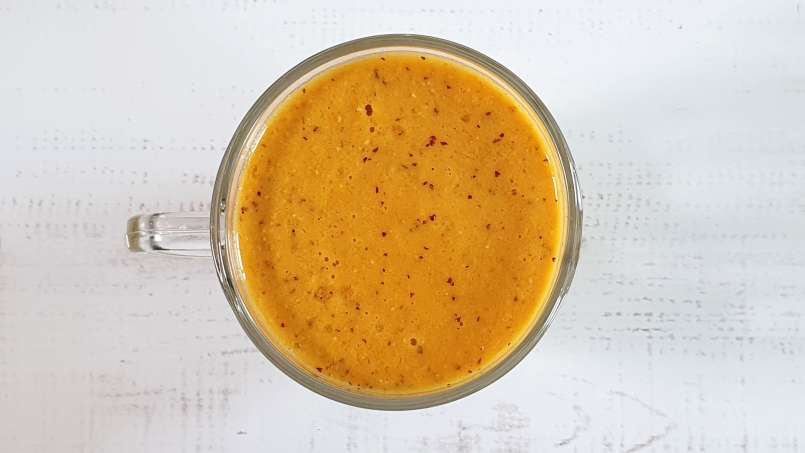 Koktajl z rokitnika z jabłkiem, imbirem, pyłkiem kwiatowym i miodem, zdjęcie 4